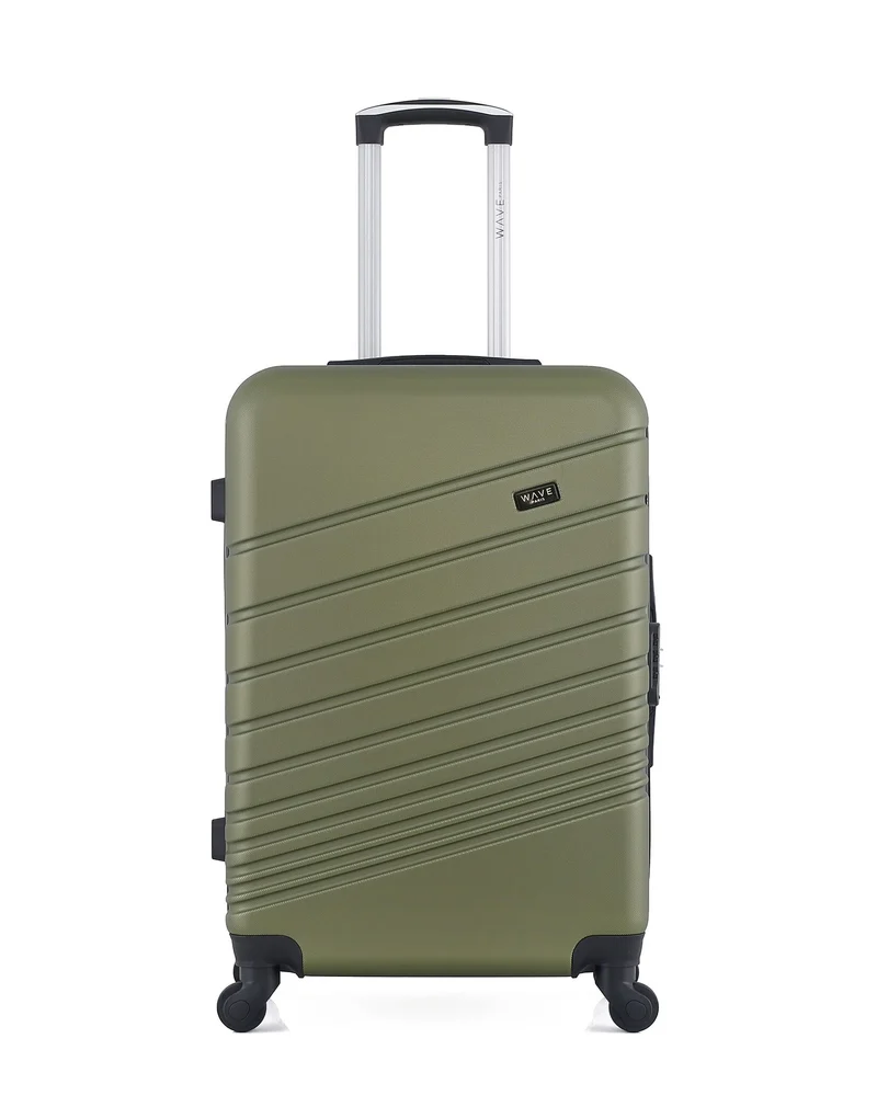 WAVE PARIS - 3er-Pack - Mittelgroßer Koffer, Handgepäck und Handgepäck XXS TIGRE