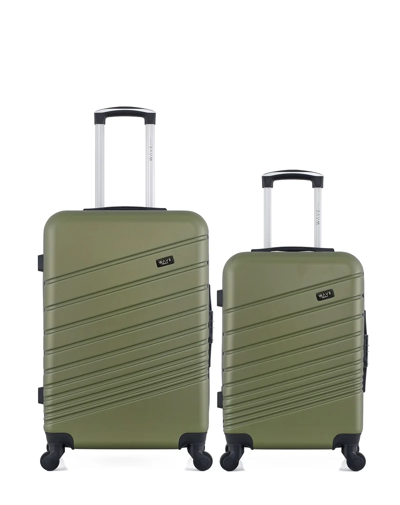 WAVE PARIS - 2er-Pack – Mittelgroßer Koffer und Handgepäck TIGRE