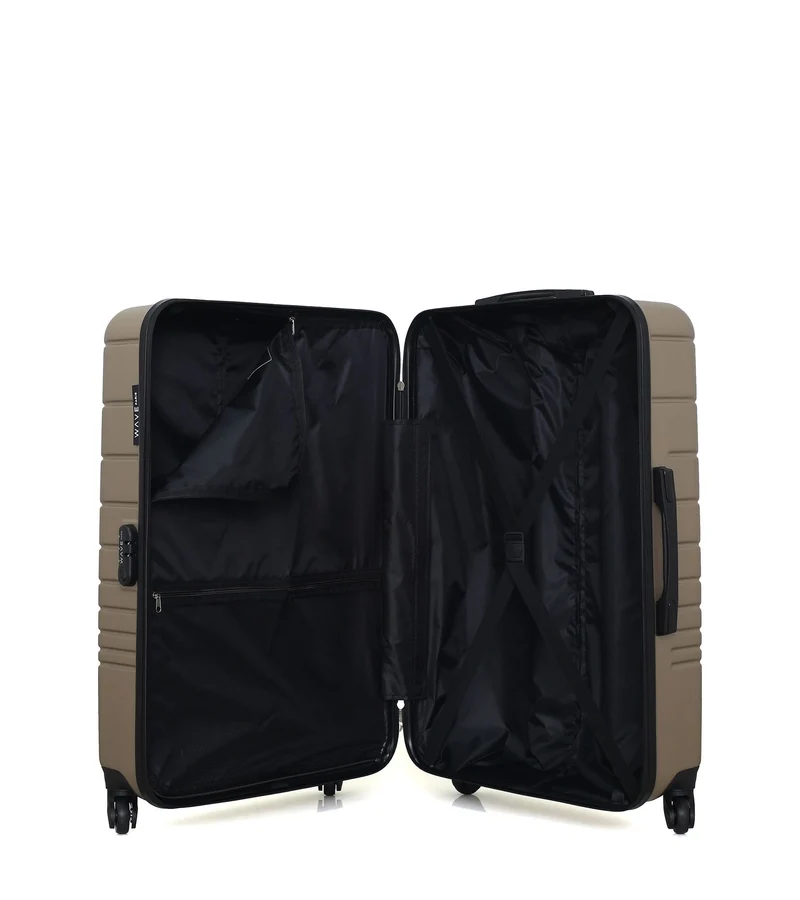 WAVE PARIS - 2er-Pack – Großer Koffer und Handgepäck XXS TIGRE