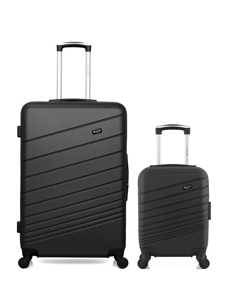 WAVE PARIS - 2er-Pack – Großer Koffer und Handgepäck XXS TIGRE
