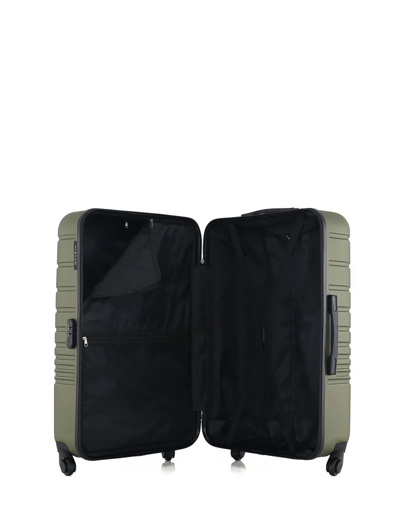 WAVE PARIS - 2er-Pack – Großer Koffer und Handgepäck XXS TIGRE