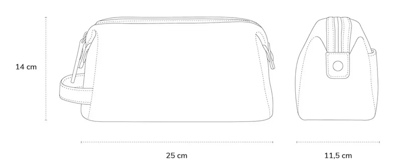 Kapten & Son Kulturtasche Windsor All Schwarz