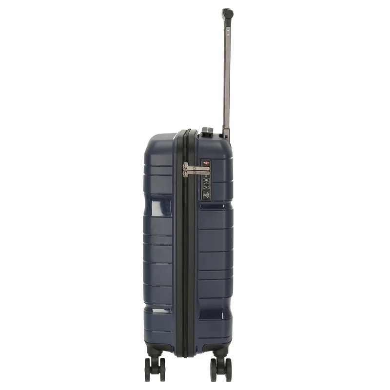 CHECK.IN Memphis - 4-Rollen-Kabinentrolley 55 cm (blau)