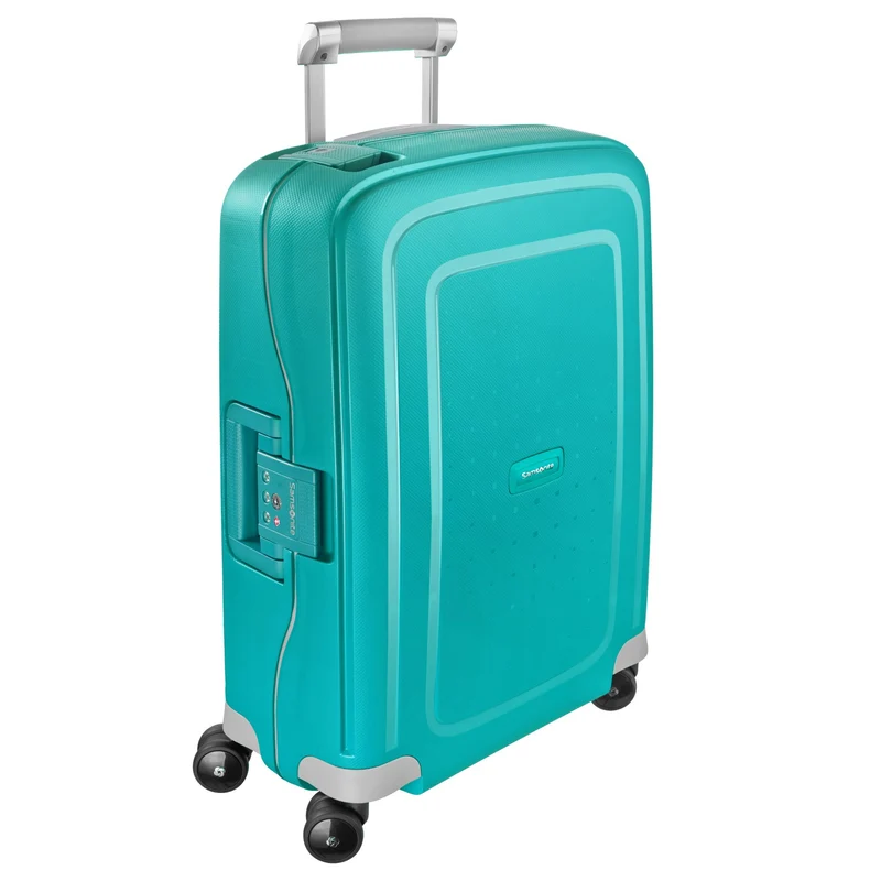 Samsonite S Cure Spinner - 4-Rollen-Kabinentrolley S 55 cm (aqua blue)