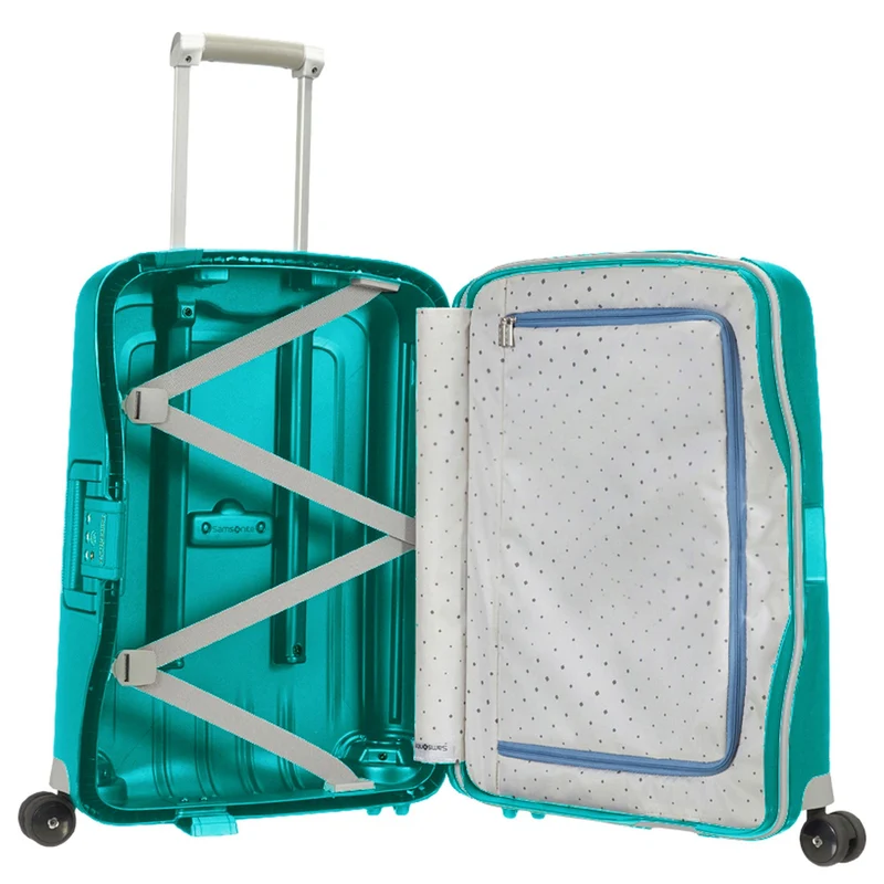 Samsonite S Cure Spinner - 4-Rollen-Kabinentrolley S 55 cm (aqua blue)