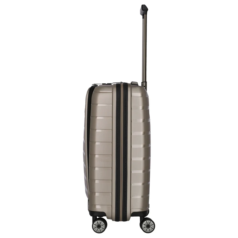 Travelite Air Base - 4-Rollen-Kabinentrolley mit Vortasche S 55 cm (champagner)