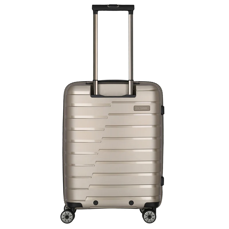 Travelite Air Base - 4-Rollen-Kabinentrolley mit Vortasche S 55 cm (champagner)