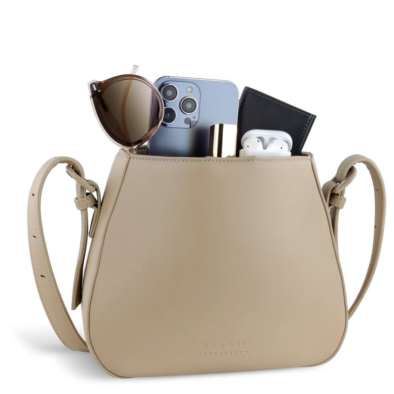 bugatti Luna - Schultertasche S 23 cm (beige)