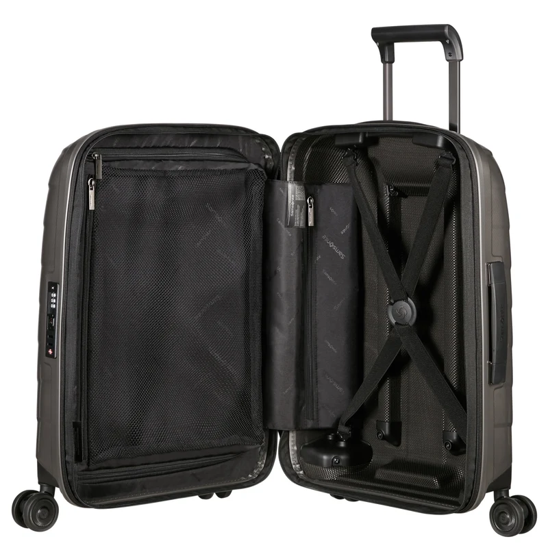 Samsonite Attrix - 4 Rollen Kabinentrolley S 55/35 cm erw. (dune)