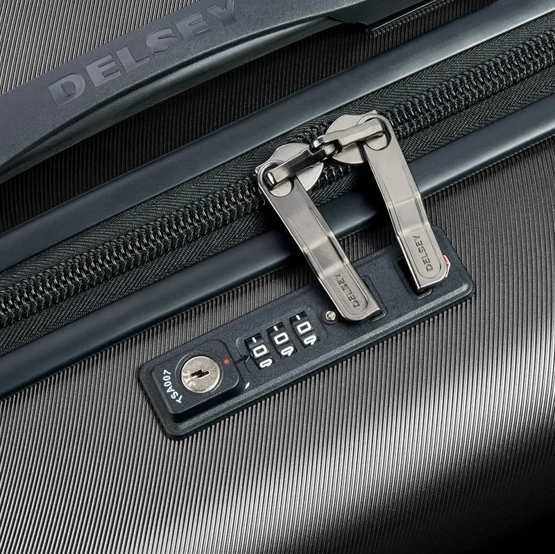 Delsey Paris Comete Plus - 4-Rollen-Trolley 77 cm (schwarz)