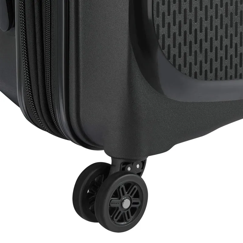 Delsey Paris Belmont Plus - 4-Rollen-Kabinentrolley recycelt 55 cm erw. (schwarz)