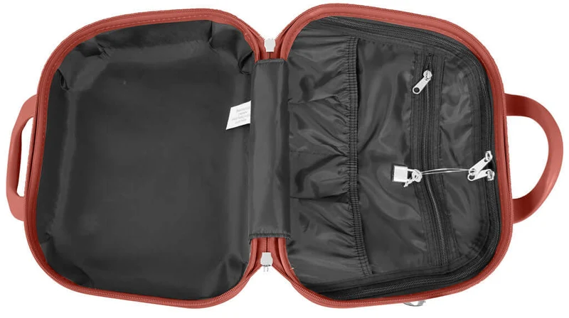 Kosmetikkoffer hartschale - Schminkkoffer 14 Liter rot