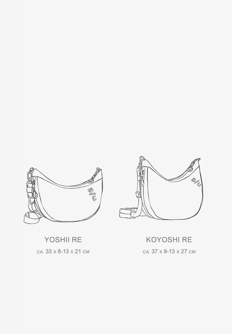 Aunts & Uncles Yoshii RE Halfmoon Bag fallen rock