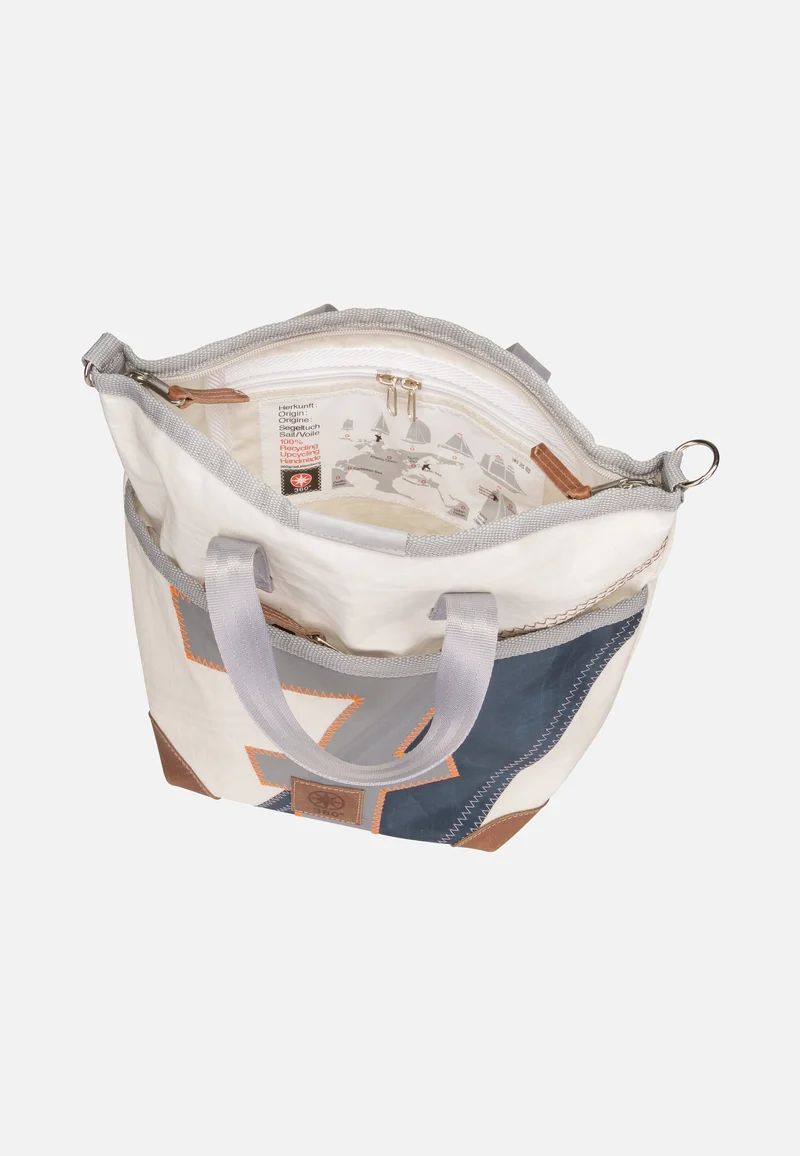 Deern Mini Weiß/Blau mit hellgrauer Zahl - Tote Bag