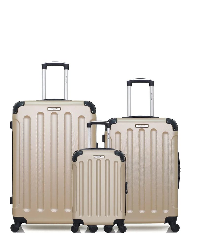 BLUESTAR – 3er-Pack – Großer Koffer, mittelgroßer Koffer und Handgepäck XXS MADRID