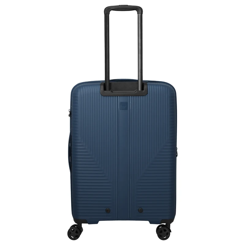 Travelite Air Stripe - 4-Rollen-Trolley 66 cm erw. (navy)
