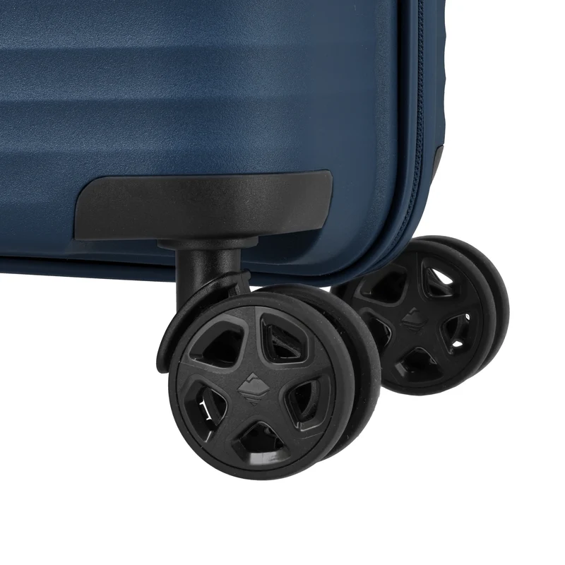 Travelite Air Stripe - 4-Rollen-Trolley 66 cm erw. (navy)