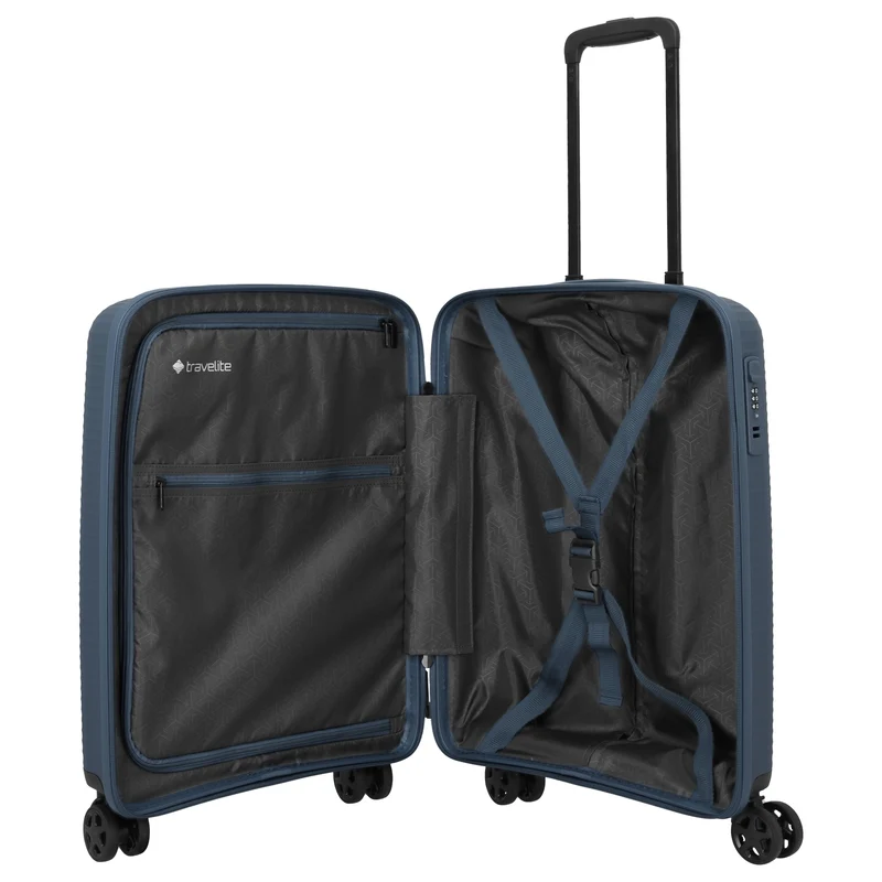 Travelite Air Stripe - 4-Rollen-Kabinentrolley 55 cm (navy)