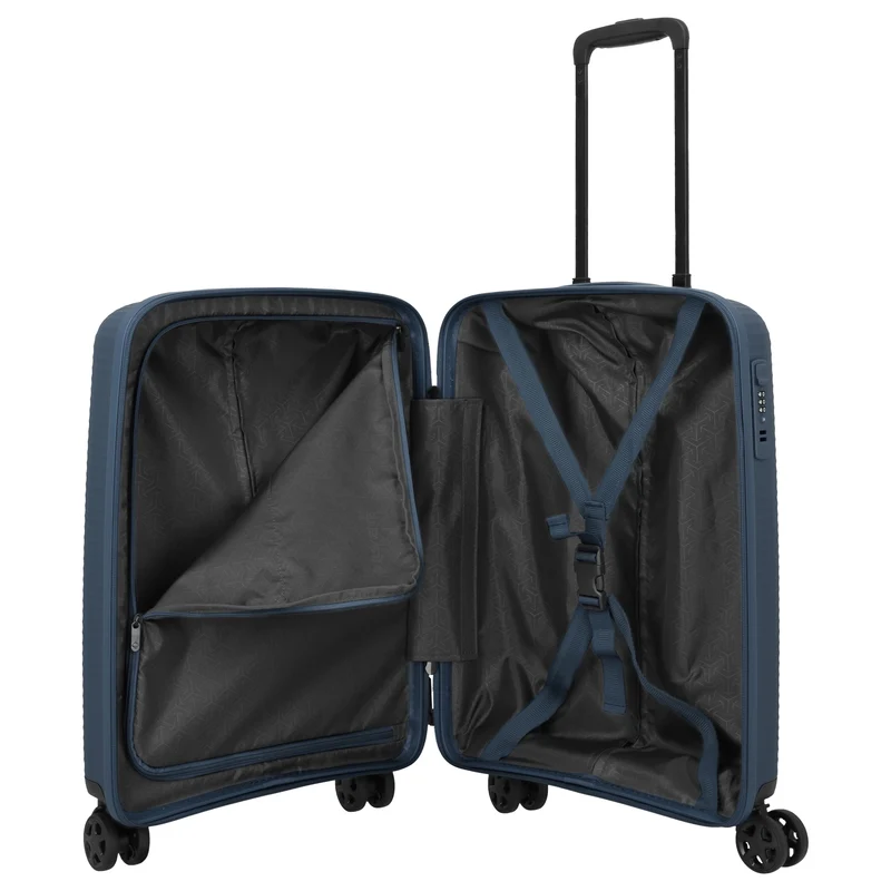 Travelite Air Stripe - 4-Rollen-Kabinentrolley 55 cm (navy)