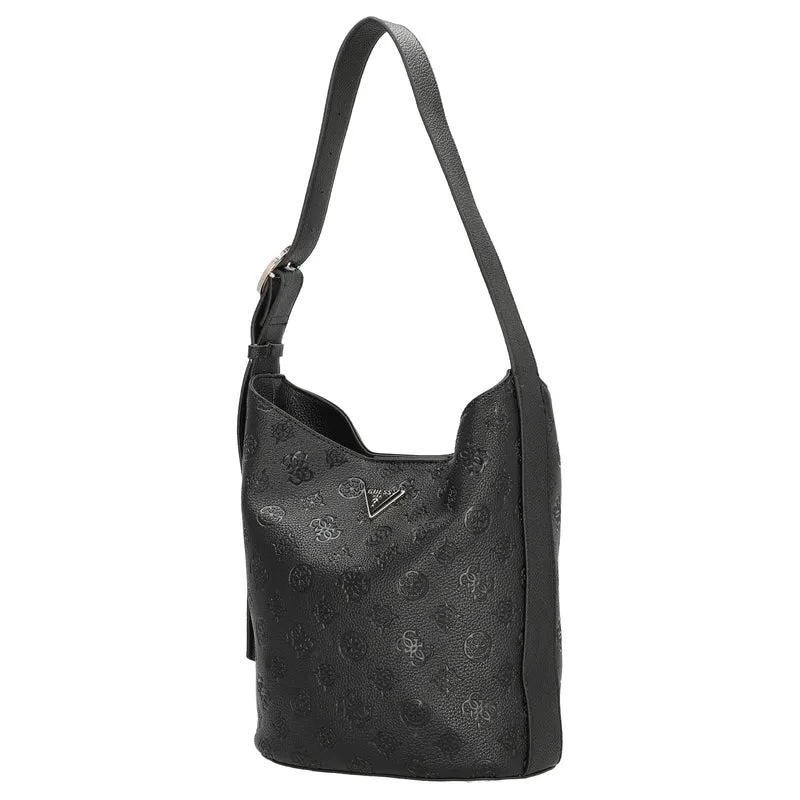 Guess Cresidia II - Beuteltasche (black logo)