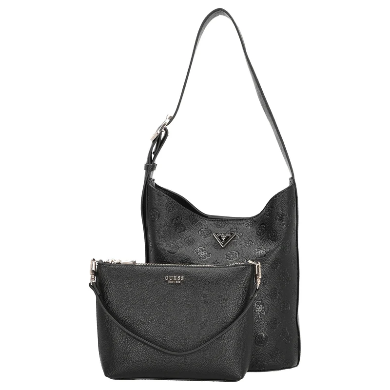 Guess Cresidia II - Beuteltasche (black logo)