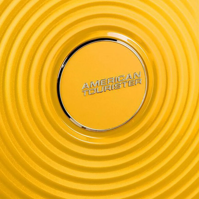 American Tourister Soundbox - 4-Rollen-Trolley 67 cm erw. (gelb)