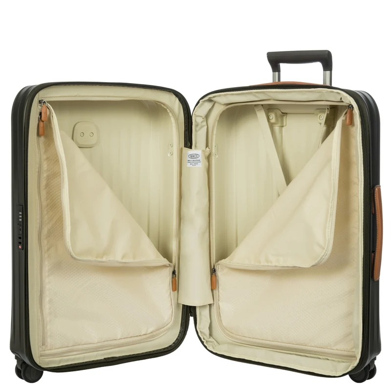 Brics Taormina - 4-Rollen-Trolley M 69 cm erw. (olive)