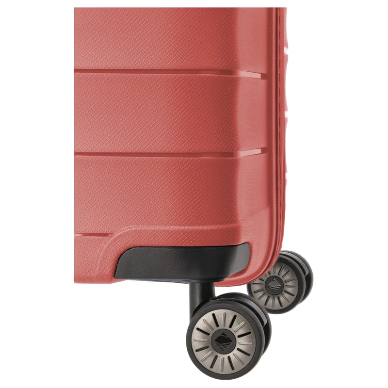 Travelite Mooby - 4-Rollen-Trolley Set L/M/S 3tlg. erw. (rot)