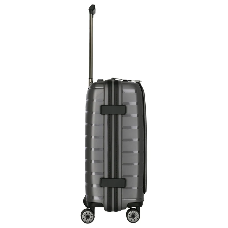 Travelite Air Base - 4-Rollen-Kabinentrolley mit Vortasche S 55 cm (anthracite)