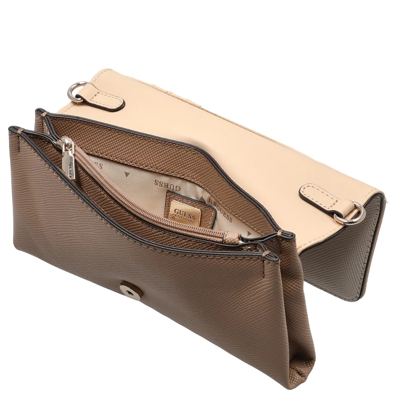 Guess Noelle II Xbody Flap - Umhängetasche 21 cm (tan multi)