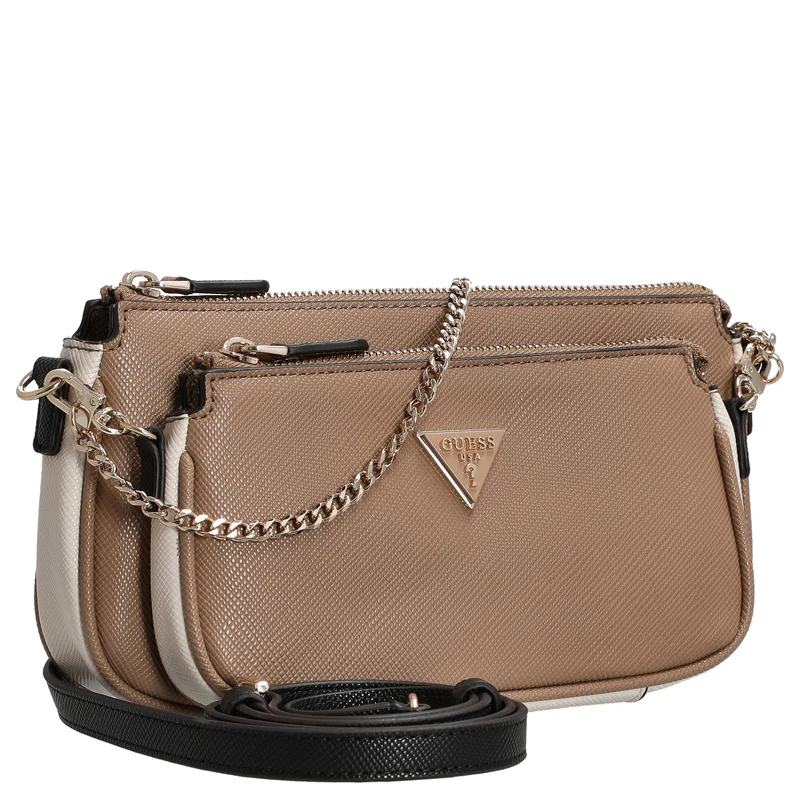 Guess Noelle II DBL Pouch - Umhängetasche 24 cm (tan multi)
