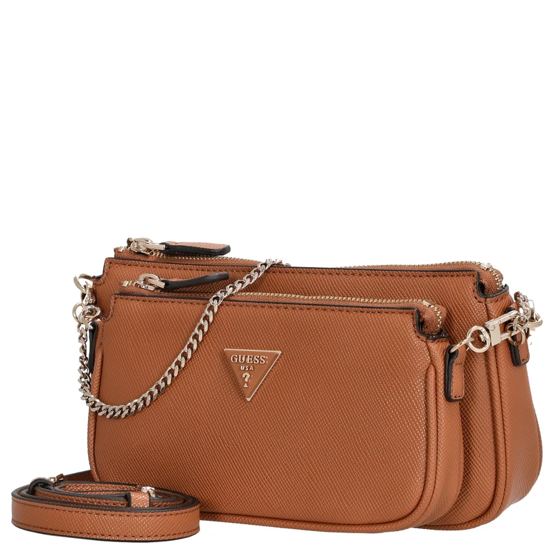 Guess Noelle II DBL Pouch - Umhängetasche 24 cm (light cognac)