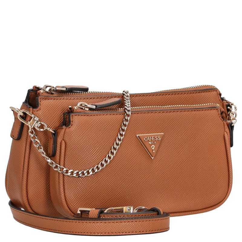 Guess Noelle II DBL Pouch - Umhängetasche 24 cm (light cognac)