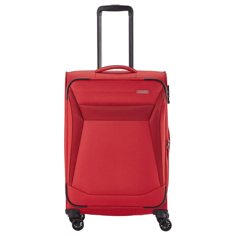 Travelite Chios - 4-Rollen-Trolley M 67 cm erw. (rot)