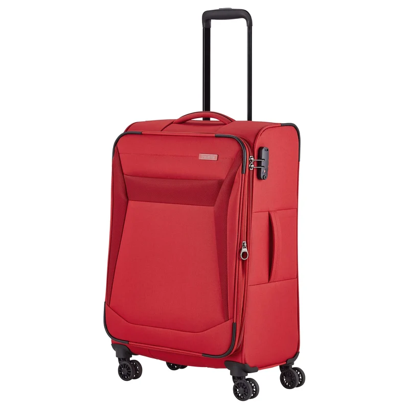 Travelite Chios - 4-Rollen-Trolley M 67 cm erw. (rot)