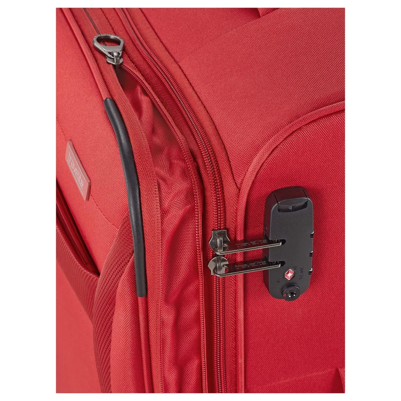 Travelite Chios - 4-Rollen-Trolley M 67 cm erw. (rot)