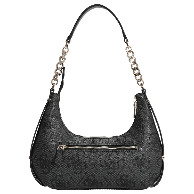 Guess Erenia Top Zip - Schultertasche (coal logo)