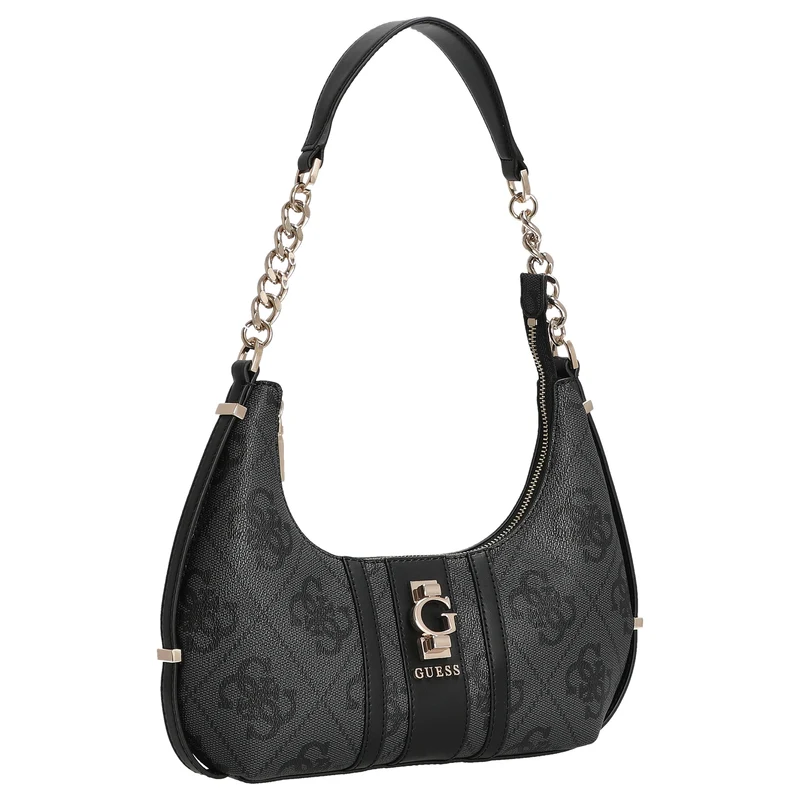 Guess Erenia Top Zip - Schultertasche (coal logo)