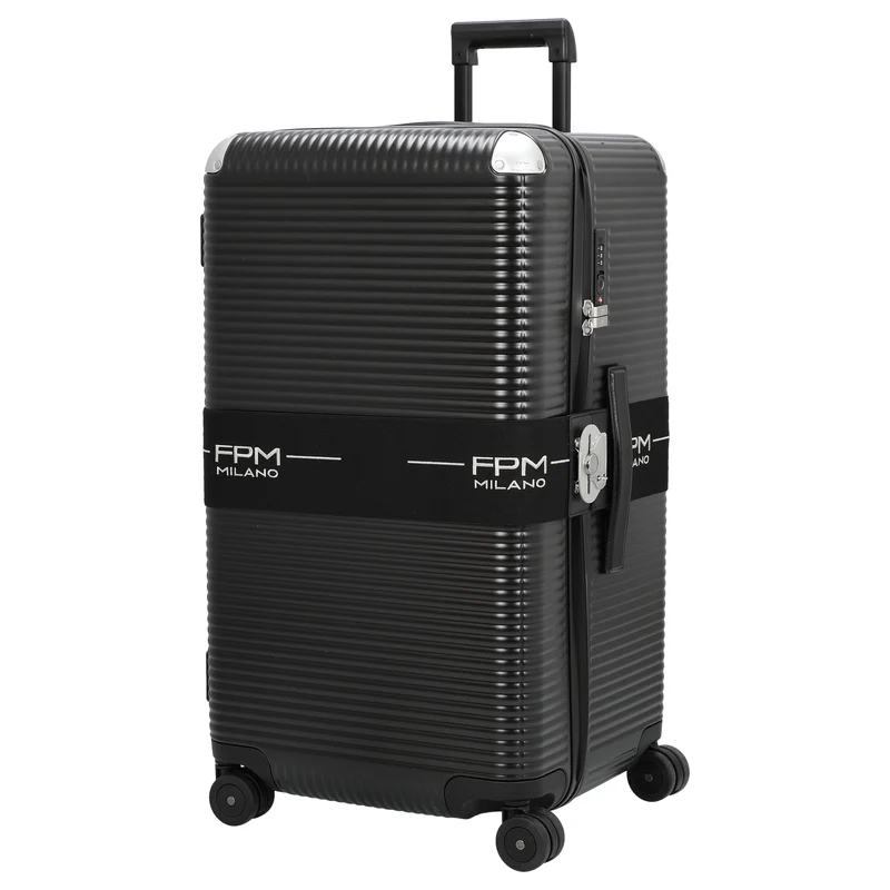 FPM Milano Bank Zip Deluxe Trunk on Wheels M - 4-Rollen-Trolley M 73 cm (eclipse black)