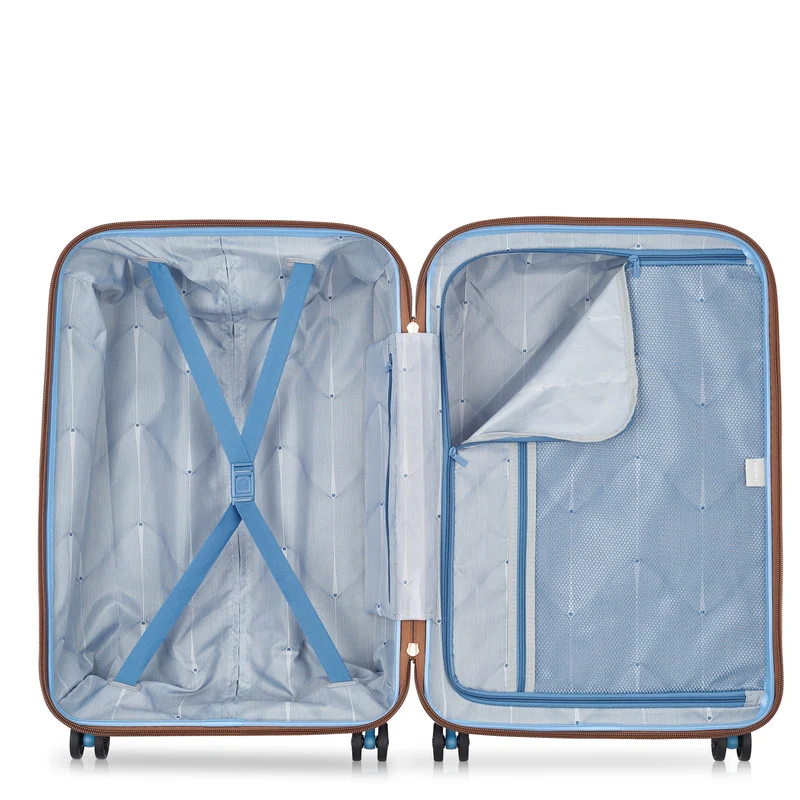 Delsey Paris Freestyle - 4-Rollen-Trolley 67 cm (himmelblau)