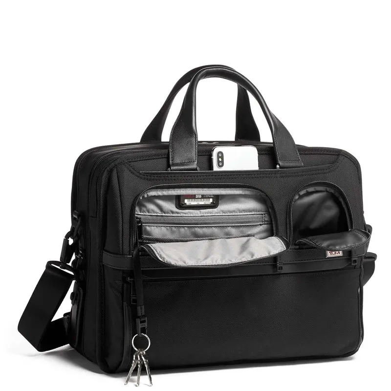TUMI Alpha - Laptop-Aktentasche. ballistisches Nylon 15" 40.5 cm (schwarz)