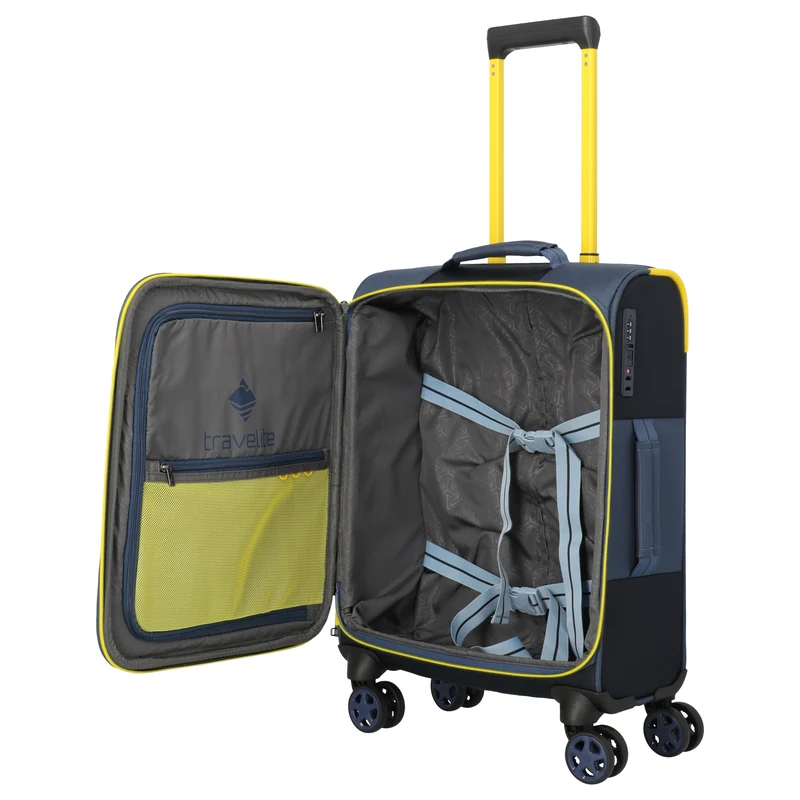 Travelite Color Craze - 4-Rollen-Kabinentrolley S 55 cm (dunkelblau)