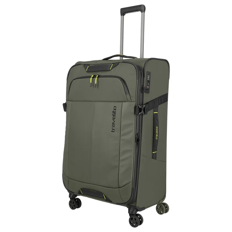 Travelite Briize - 4-Rollen-Trolley L 78 cm erw. (khaki)
