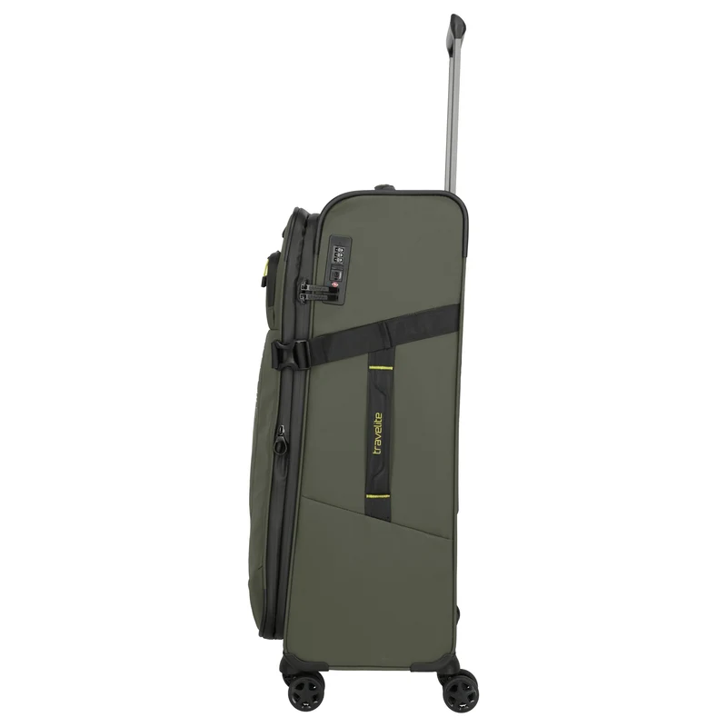 Travelite Briize - 4-Rollen-Trolley L 78 cm erw. (khaki)