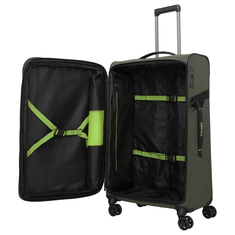 Travelite Briize - 4-Rollen-Trolley L 78 cm erw. (khaki)