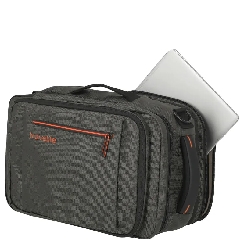 Travelite Crosslite - Bordtasche/Rucksack S 40 cm (oliv)