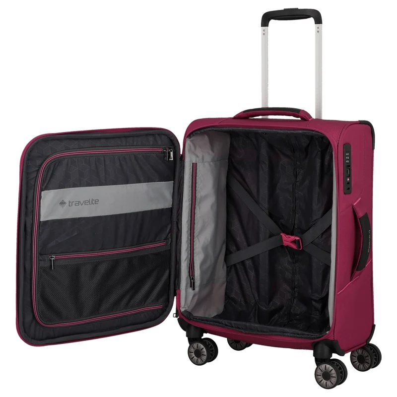 Travelite Skaii - 4-Rollen-Kabinentrolley S 55 cm (abendrot)