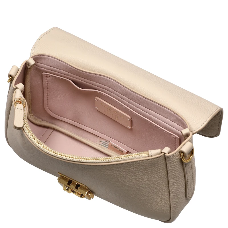 Coccinelle C-Me Lock Medium - Schultertasche 24 cm (sandshell)