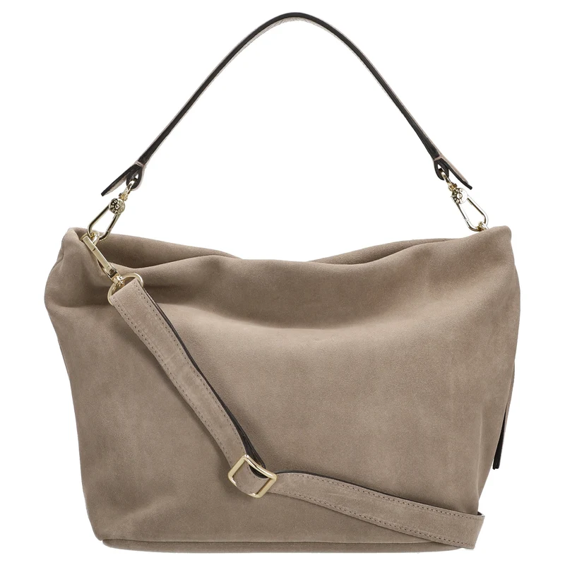 abro Ebony Suede - Beuteltasche 28 cm (siena)