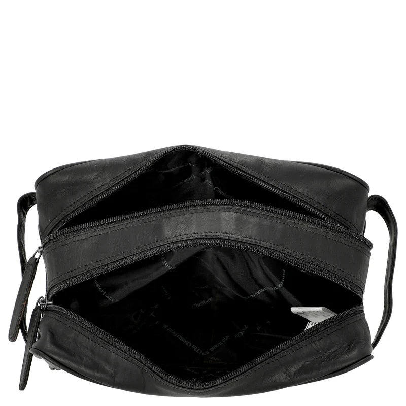 The Chesterfield Brand Stacey - Kulturbeutel Leder 24 cm (black)